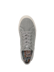 Blowfish Malibu Regular Fit Green Super Smile Slip On Trainers - Image 6 of 7