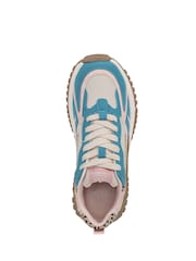 Blau - Blowfish Malibu Regular Fit Green Leo Lace-Up Trainers - Bild 6 von 7