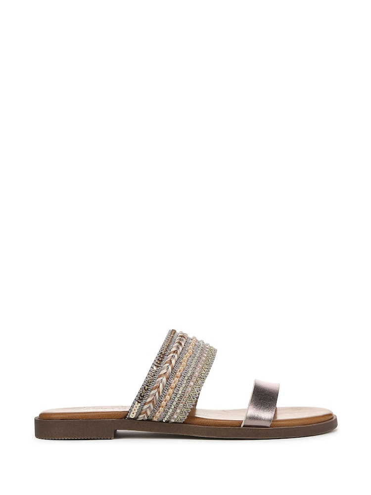 Blowfish Malibu Regular Fit Metallic Curtis Slides - Image 1 of 7