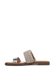 Blowfish Malibu Regular Fit Metallic Curtis Slides - Image 2 of 7