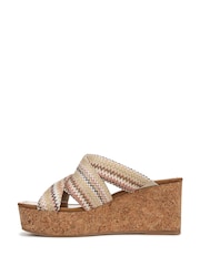 Blowfish Malibu Regular Fit Abi Wedges Brown Slides - Image 2 of 7