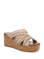 Blowfish Malibu Regular Fit Abi Wedges Brown Slides - Image 3 of 7