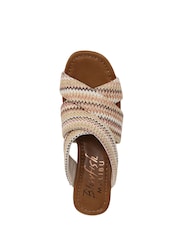 Blowfish Malibu Regular Fit Abi Wedges Brown Slides - Image 6 of 7