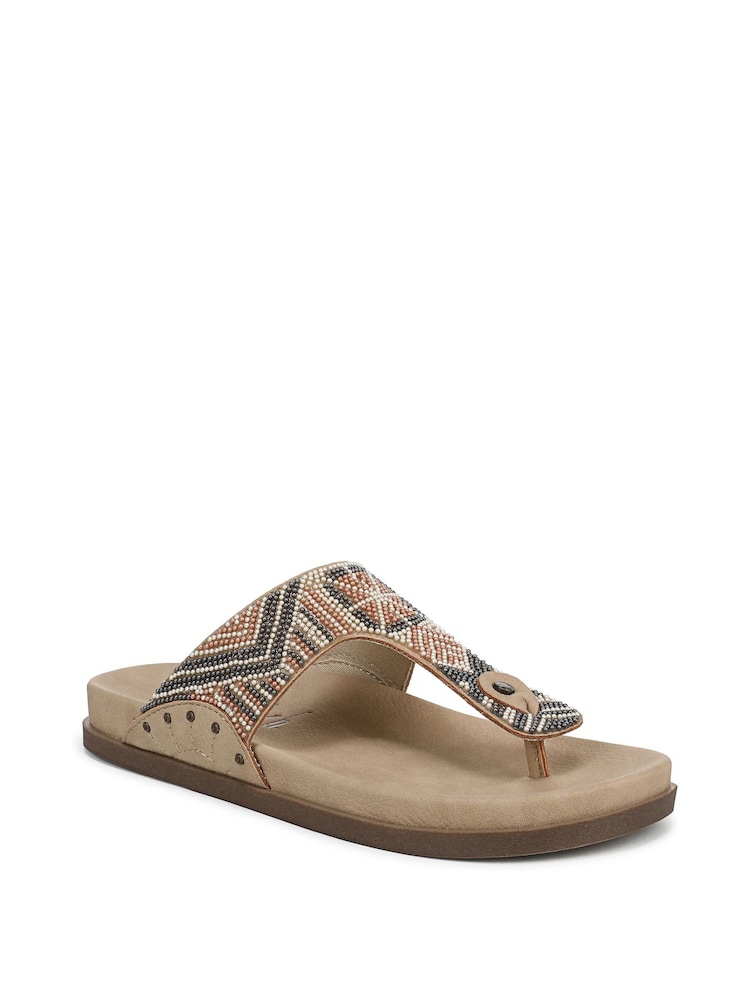 Blowfish Malibu Regular Fit Orange Lyric Toe Post Sandals - Image 3 of 7