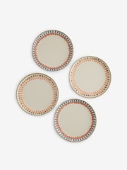 Set of 4 Natural Vacation Picnic Dinner Plates - Image 5 of 5