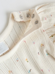 Purple Floral Short Sleeve Top and Shorts Baby Set 6 Piece (0mths-2yrs) - Image 15 of 15