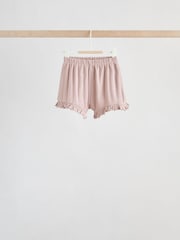 Purple Floral Short Sleeve Top and Shorts Baby Set 6 Piece (0mths-2yrs) - Image 7 of 15