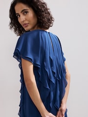 Phase Eight Blue Claudette Dress - Image 5 of 6