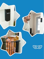 Badabulle Black Safe & Pass Automatic Sensored Safety Gate - Image 3 of 6