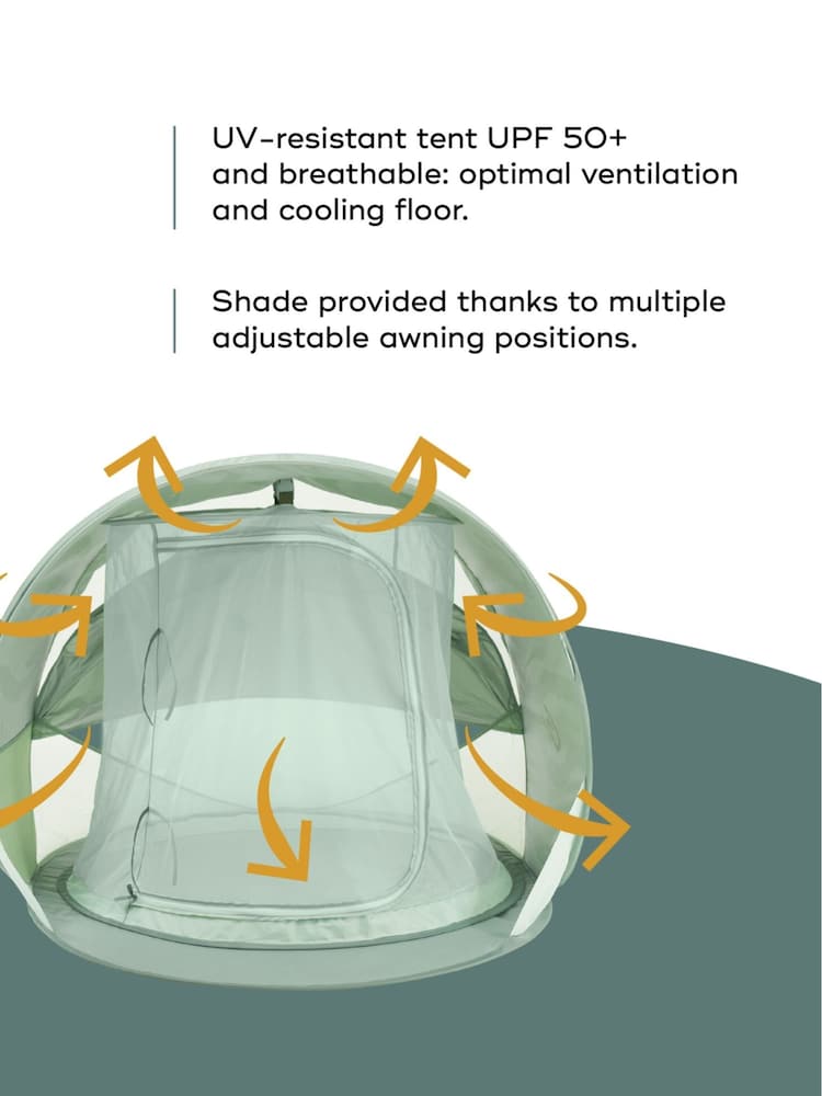 Babymoov Green Lagoon Moov & Protect Anti UV XL Ventilated Tent - Image 2 of 5