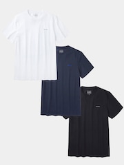 Aubin Durham White T-Shirts 3 Pack - Image 1 of 1