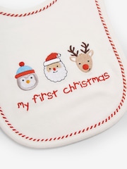 JoJo Maman Bébé Cream Bib - Image 2 of 2