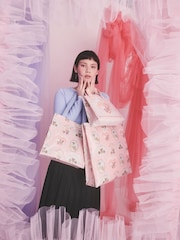 Cath Kidston Pink Tokidoki Tiny Town Medium Bookbag - Image 4 of 12