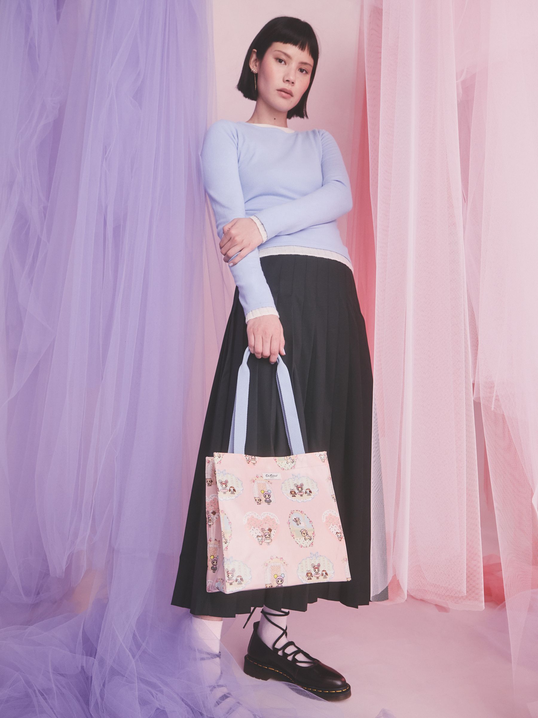 Buy Cath Kidston Pink Tokidoki Tiny Town Medium Bookbag from Next USA