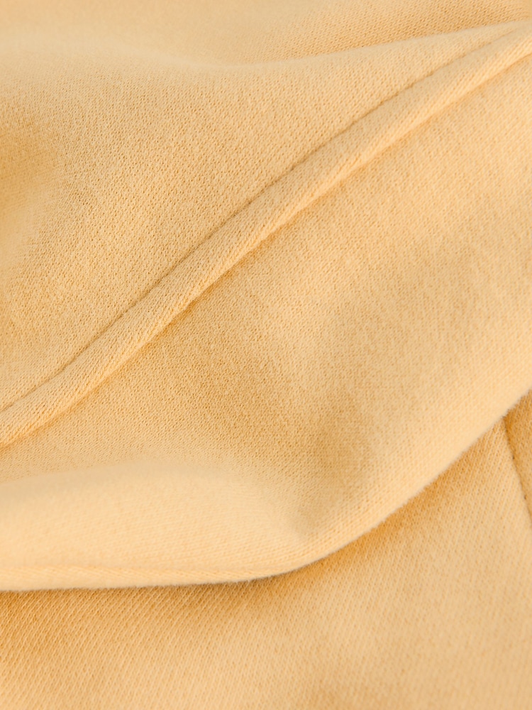 أصفر - هودي سادة بسحاب كامل (3-16 سنة) - صورة 4 من 4