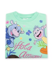 Character Green Dora The Explorer Embroidered Sweatshirt - Image 3 of 11