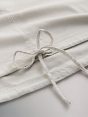 The Set 2 Pack Tie Hem Tops With Linen Black/Stone - Image 6 of 6