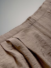 The Set 2 Pack Palazzo Wide Leg Trousers Black/Brown - Image 5 of 5