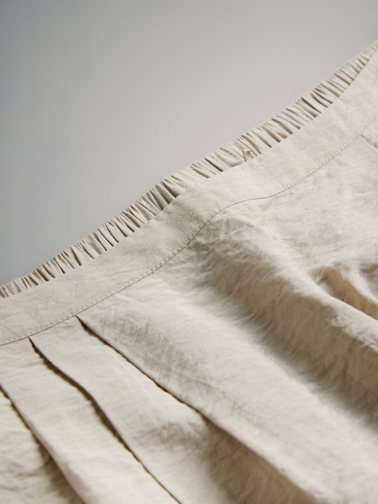 The Set 2 Pack Palazzo Wide Leg Trousers Neutral/Navy Blue - Image 6 of 6