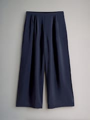 Neutral/Navy Blue - The Set 2 Pack Palazzo Wide Leg Trousers - 8मध्ये 7 तस्बिर