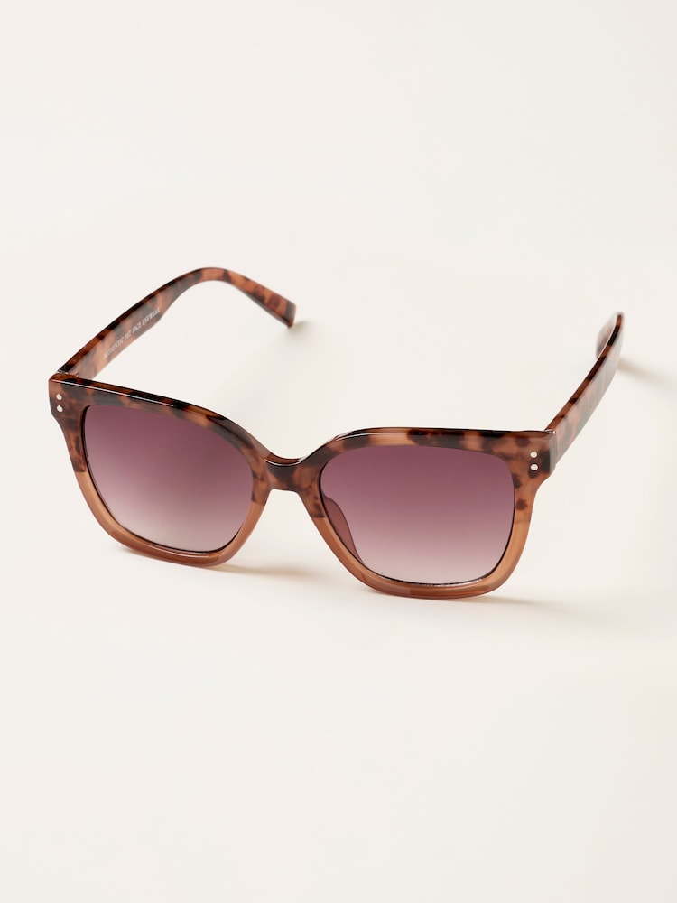 FatFace Sophia Pink Square Sunglasses - Image 2 of 2