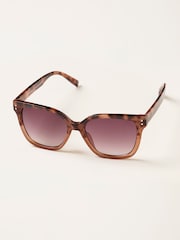 FatFace Sophia Pink Square Sunglasses - Image 3 of 3
