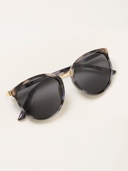 FatFace Amelia Grey Tortishell Sunglasses - Image 1 of 2