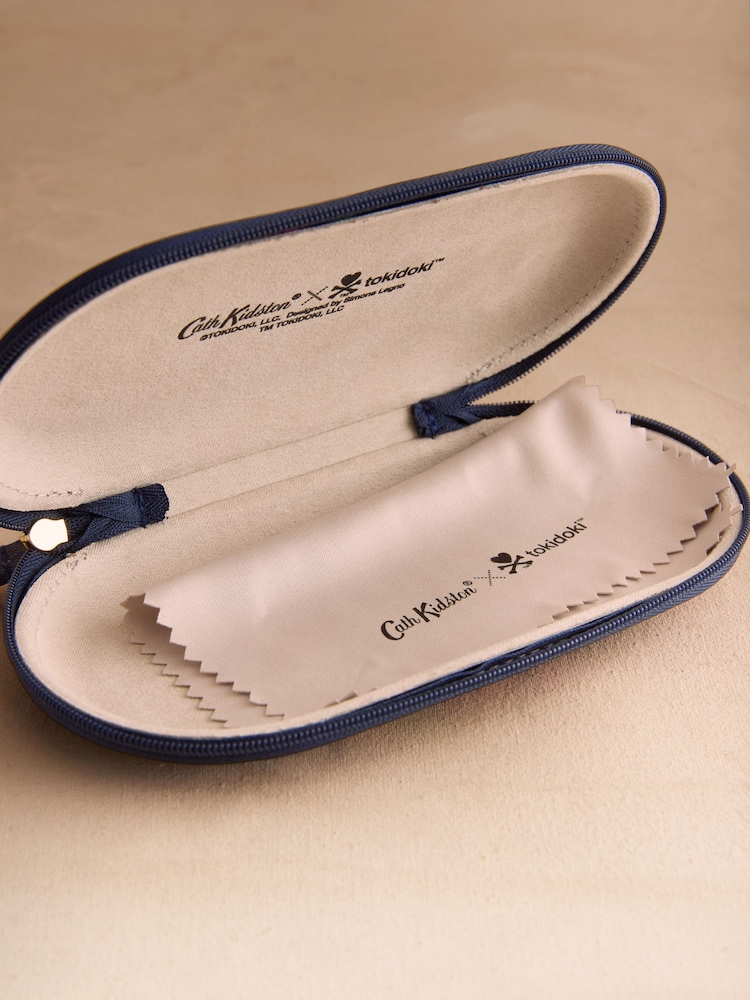 Cath Kidston Navy Tokidoki Glasses Case - Image 2 of 3