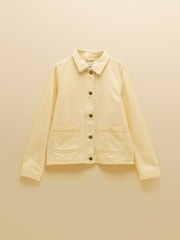 Joules Marlow Light Yellow Denim Jacket - Image 10 of 10