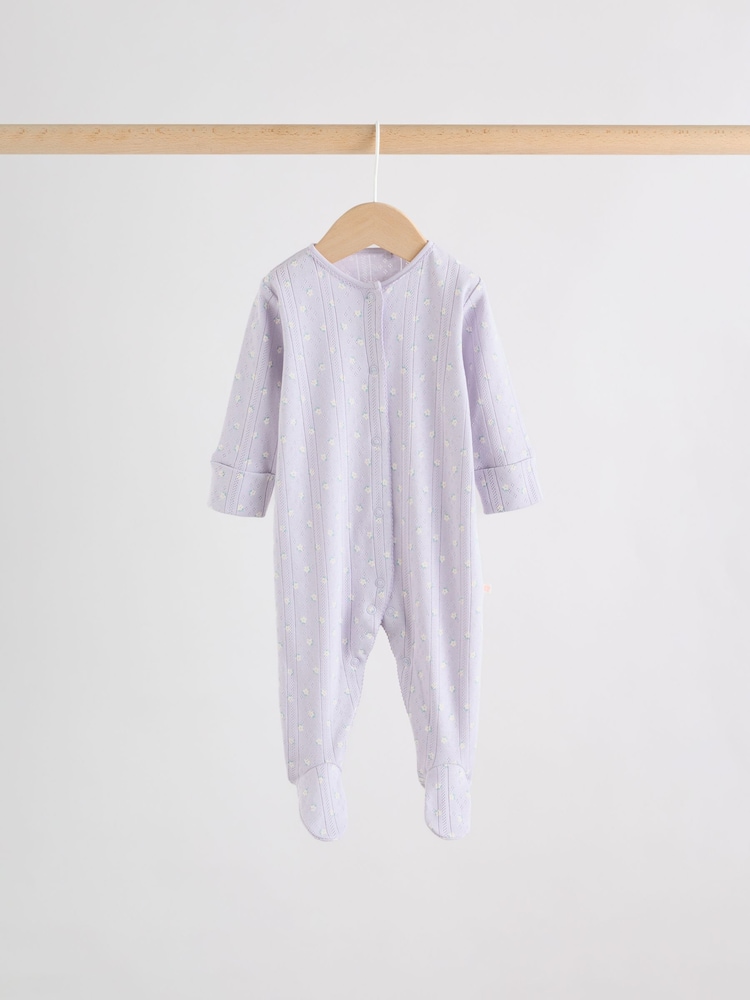 Flieder-Violett - Baby-Schlafanzüge im 4er-Pack (0 M.–2 J.) - Bild 2 von 14