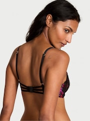 Victoria's Secret Black Cherry Bomb Embroidered Bra - Image 2 of 2