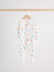 Pink Baby Sleepsuit 3 Pack (0mths-2yrs) - Image 3 of 14