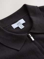 Chocolate Brown N. Premium Regular Fit Ultrasoft Smart Knitted Jacket - Image 7 of 9