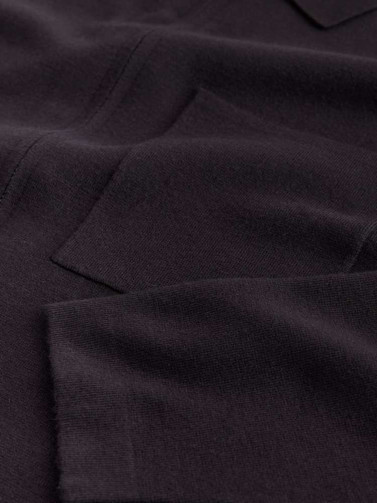 Chocolate Brown N. Premium Regular Fit Ultrasoft Smart Knitted Jacket - Image 9 of 9