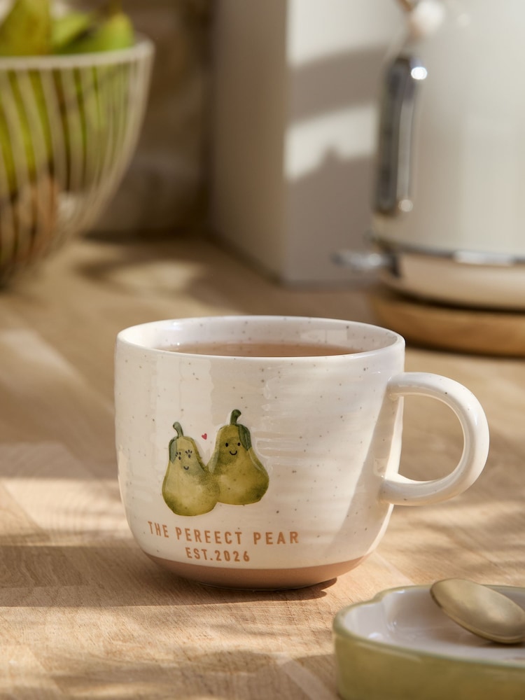 Neutral Perfect Pear Est in 2026 Wedding Mug - Image 1 of 3 Neutral Perfect Pear Est in 2026 Wedding Mug - Image 1 of 3