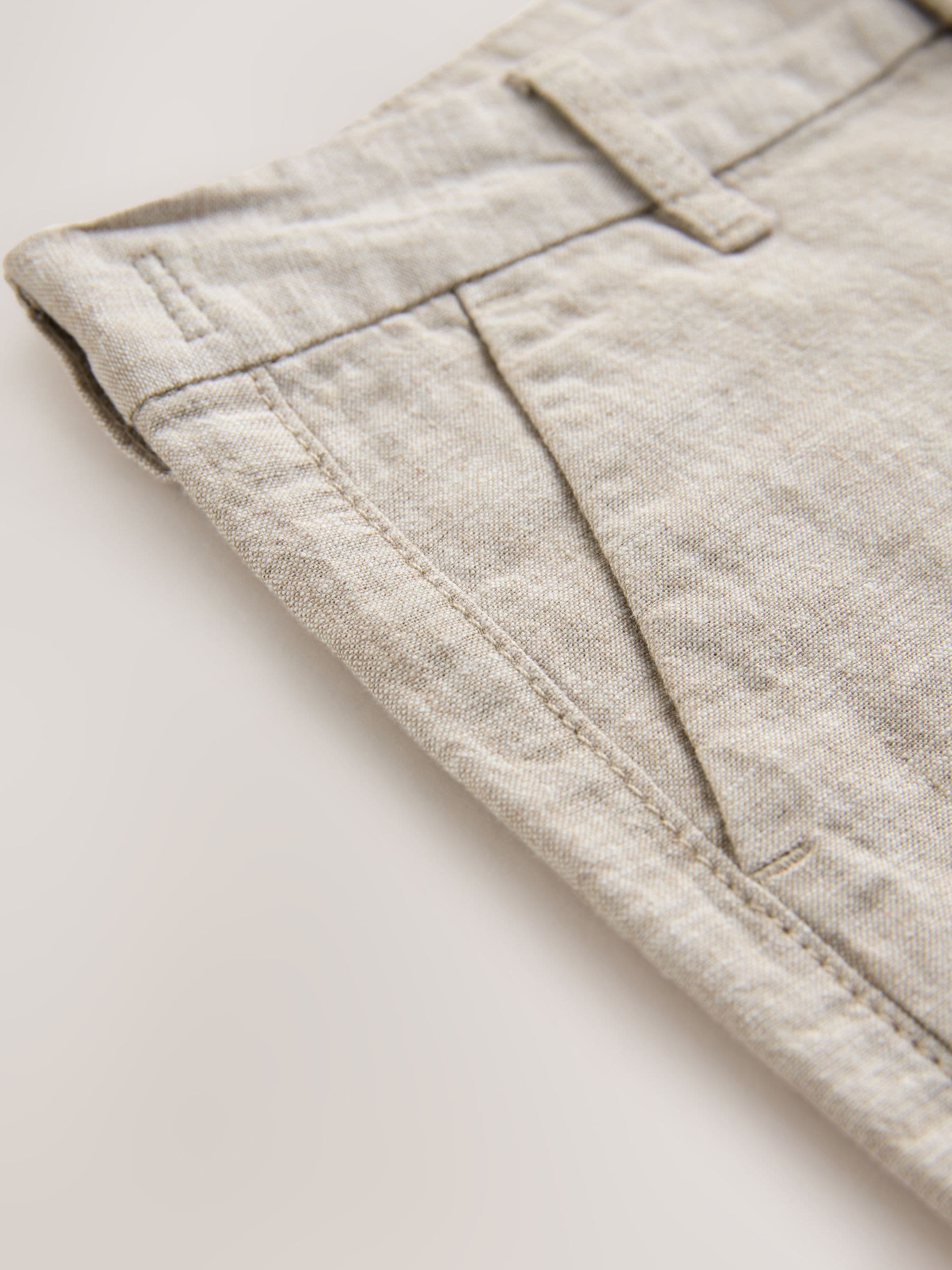 Buy Stone Linen Blend Regular Fit Chino Shorts (3-16yrs) from Next USA