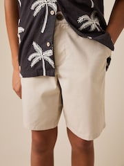 Natural Light Weight Chino Shorts (3-16yrs) - Image 2 of 3