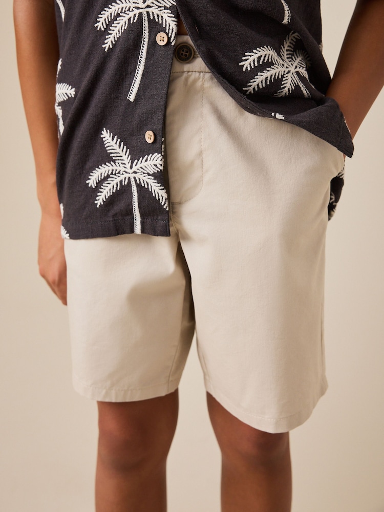 Natural Light Weight Chino Shorts (3-16yrs) - Image 2 of 3