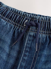 Mid Blue Carpenter Denim Shorts (3-16yrs) - Image 8 of 9