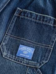 Mid Blue Carpenter Denim Shorts (3-16yrs) - Image 9 of 9