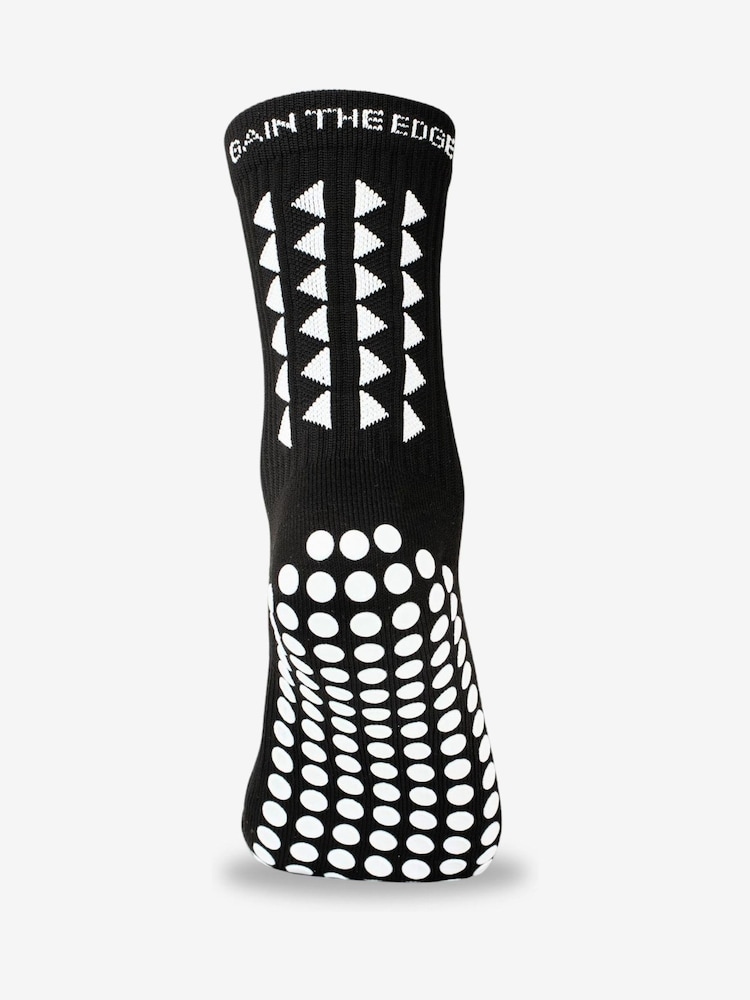 Schwarz/Weiß - Gain the Edge Midcalf Grip 3.0 Socks - Bild 2 von 3