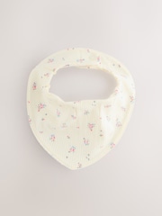 Fluro Pink Baby Dribble Bibs 5 Pack - Image 4 of 10