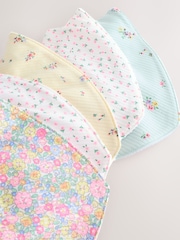 Fluro Pink Baby Dribble Bibs 5 Pack - Image 7 of 10