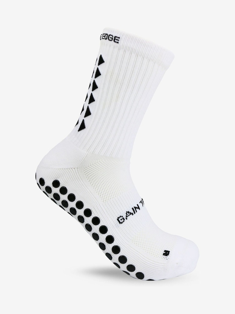 Weiß und Schwarz - Gain the Edge Midcalf Grip 3.0 Socks - Bild 3 von 3