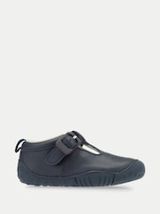Start-Rite Babies Blue Baby Jack Leather T-bar Buckle Pre-Walking Shoes - Image 1 of 5
