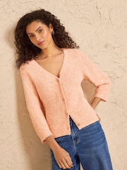 Love & Roses 3/4 Sleeve Cosy Knitted Cardigan - Bild 1 von 4