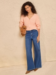 Love & Roses 3/4 Sleeve Cosy Knitted Cardigan - Bild 3 von 4