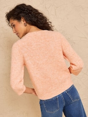 Love & Roses 3/4 Sleeve Cosy Knitted Cardigan - Bild 4 von 4