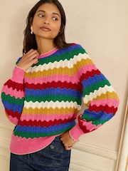 Love & Roses Strikkegenser - Bilde 1 av 5