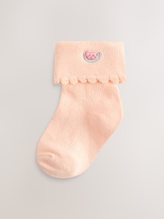 Pink/Blue Baby Socks 5 Pack (0mths-2yrs) - Image 3 of 8